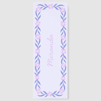 Purple Personalized Custom Name Bookmarks