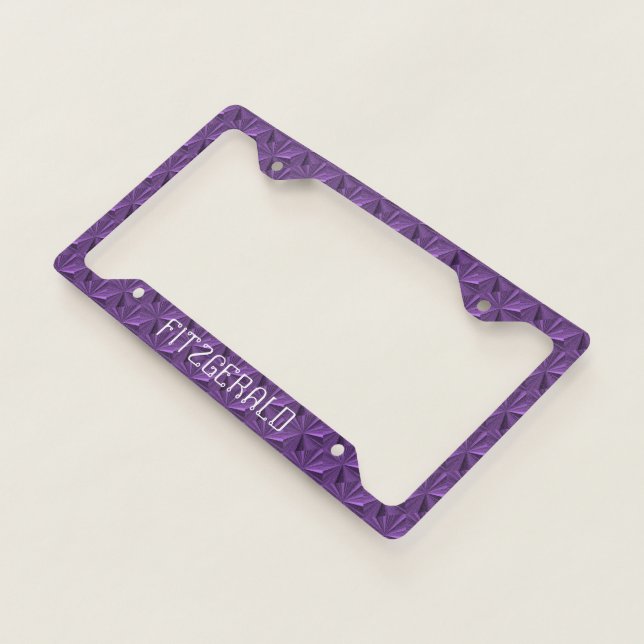 Purple Personalized Diamond Plate Cover by Janz (3/4)