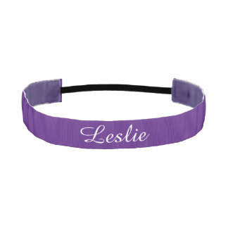 Purple Personalized Head Band
