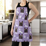 Purple Personalized Pet Photo Dog Lover Instagram Apron<br><div class="desc">Show off your love for your furry companion with the "Cute Custom Love Paw Print Dog Lover Pet Photo" design. This personalized product allows you to feature your favorite pet photo, creating a heartwarming tribute to your beloved dog. With an adorable paw print motif and customizable options, it's the perfect...</div>