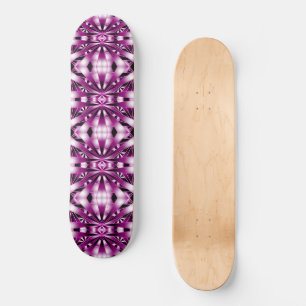 Purple Perspective Gradient Color Filled Drawing Skateboard