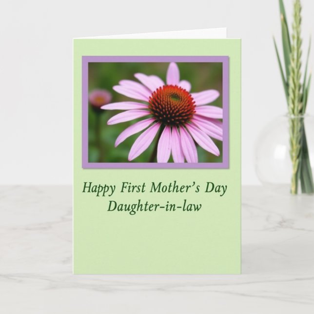 Purple Petal Mothers Day Card (Front)