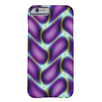 Purple Petals Design Barely There iPhone 6 Case