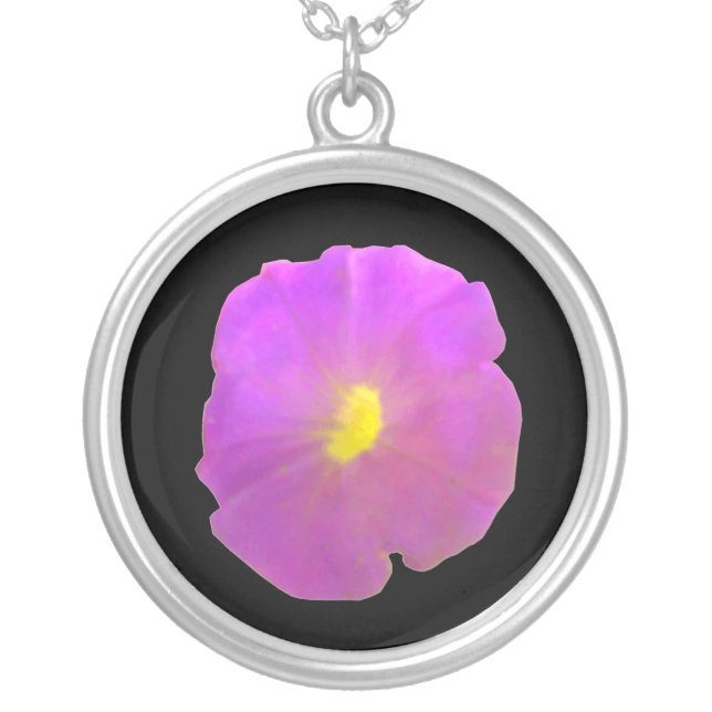 Purple Petunia Necklace (Front)