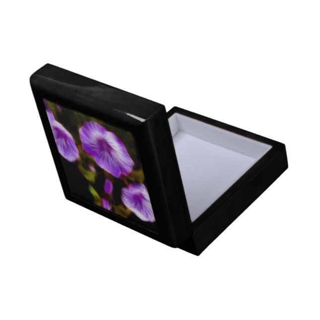 Purple Petunias Gift Box (Back Open)