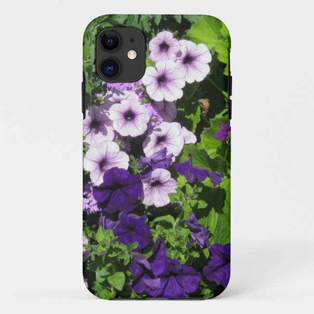 Purple Petunias iPhone 5 case (Back)