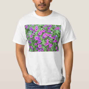 Purple Petunias Mens Value T-Shirt