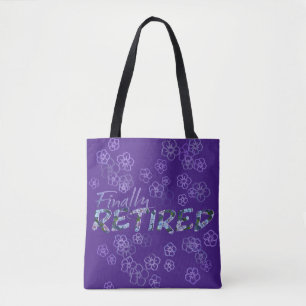 Purple Phlox Retirement Tote Bag