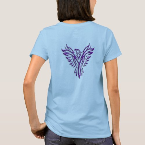 Purple Phoenix Rising T_Shirt