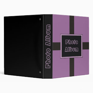 Purple Photo Album 3 Ring Binder