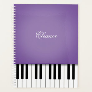 Purple Piano Music Keyboard CustomIzed Planner