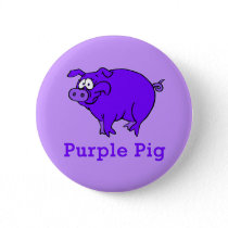 Purple Pig on Apparel, Mugs, Baby Shirts Pinback Button