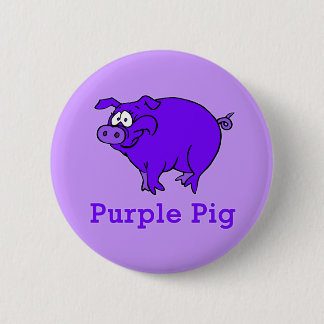 Purple Pig on Apparel, Mugs, Baby Shirts Pinback Button