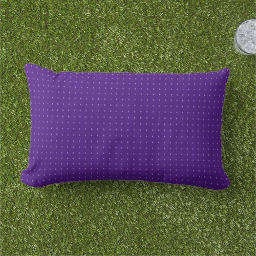 Purple Pin Dot  Lumbar Pillow