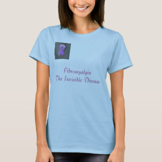 purple_pin, FibromyalgiaThe Invisible Disease T-Shirt