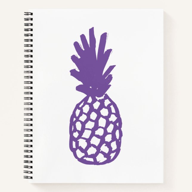 Purple Pineapple Notebook (Front)