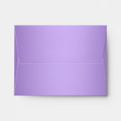 Purple, Pink A2 Return Address Envelope for RSVP's (Back (Top Flap))