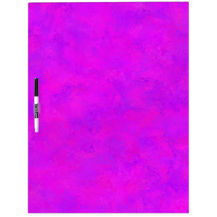 Purple Pink Abstract Pattern Dry Erase Board