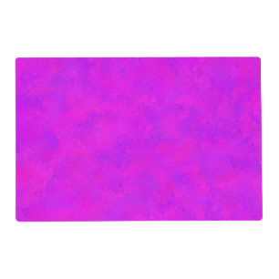 Purple Pink Abstract Pattern Laminated Placemat