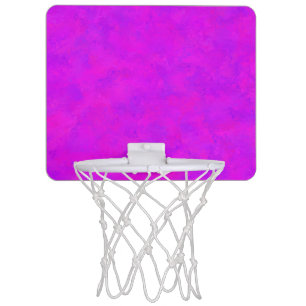 Purple Pink Abstract Pattern Mini Basketball Hoop