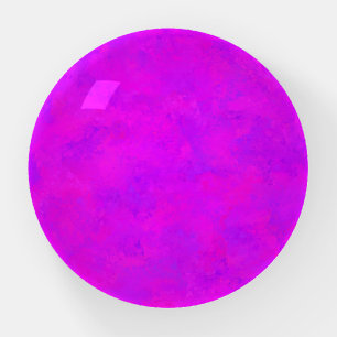 Purple Pink Abstract Pattern Paperweight