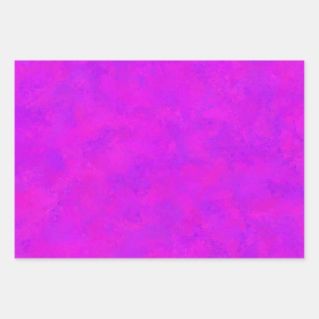 Purple Pink Abstract Pattern Wrapping Paper Sheets (Front)