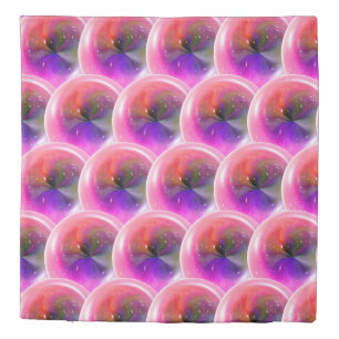 Purple Pink Abstract Swirl Duvet Cover