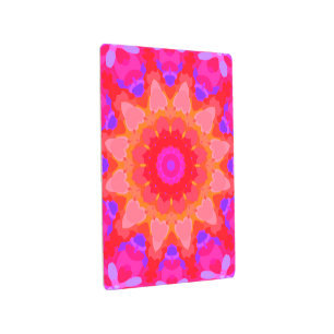 Purple, Pink and Orange Metal Print