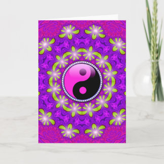 Purple Pink Aura Floral Glow New Age Cards