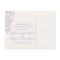 Purple pink bird cage wedding save the date card