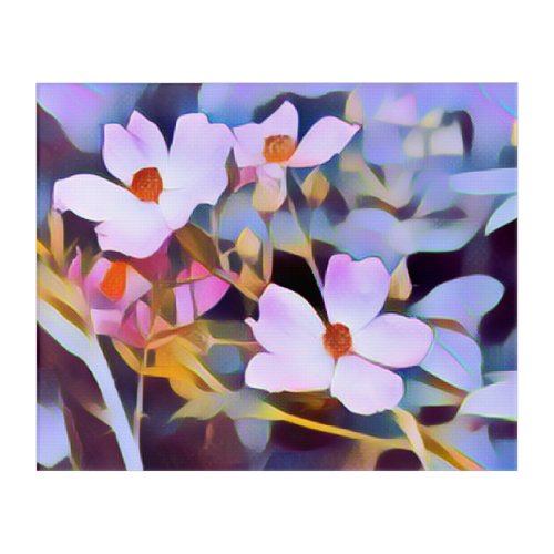 Purple Pink Blue Beautiful Floral Acrylic Print