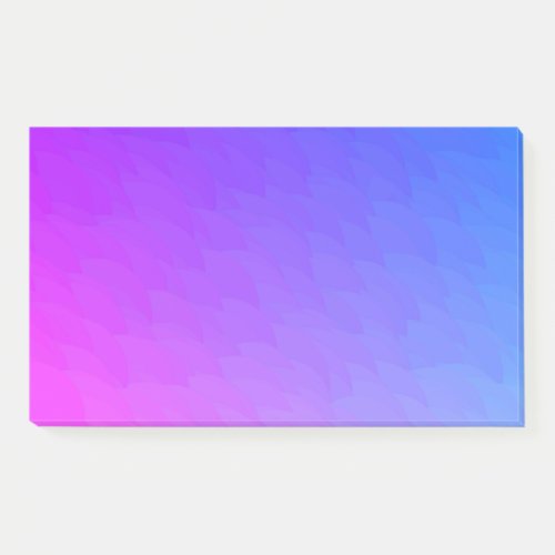 Purple Pink Blue Ombre Flame Pattern Jumbo Post It Post_it Notes