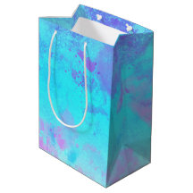 Purple Pink Blue Paint Splash Abstract Stylish