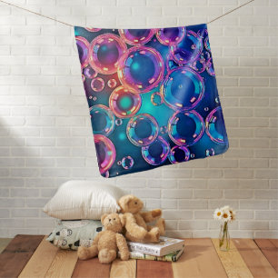 Purple Pink Bubble Magic Baby Blanket