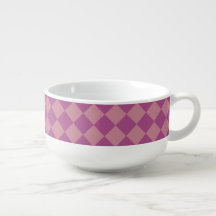 Purple Pink Checker Diamond Pattern