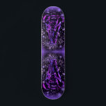 Purple Pink Elephant Skateboard In Starry Night<br><div class="desc">Skateboard with Neon Purple Pink Elephant Walking At Starry Night Magic Animal Drawing - Choose / Add Your Unique Text / Color - Make Your Special Skateboards Gift - Resize and move or remove and add elements / image with customization tool ! - Drawing and Design by MIGNED. You can...</div>