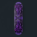 Purple Pink Elephant Skateboard In Starry Night<br><div class="desc">Skateboard with Neon Purple Pink Elephant Walking At Starry Night Magic Animal Drawing - Choose / Add Your Unique Text / Color - Make Your Special Skateboards Gift - Resize and move or remove and add elements / image with customization tool ! - Drawing and Design by MIGNED. You can...</div>