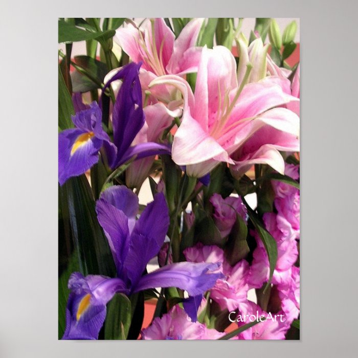 "Purple & Pink" Fine Art Poster