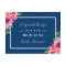 Purple Pink Floral Navy Blue Bridal Shower Recipe