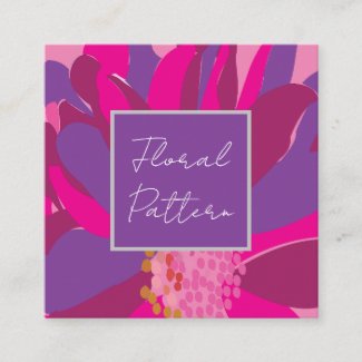 Purple Pink Floral Pattern