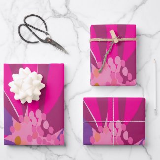 Purple Pink Floral Pattern 