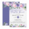 Purple Pink Floral Wedding Couples Shower