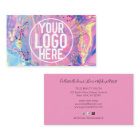 Purple Pink Holograph Glitter Confetti Logo