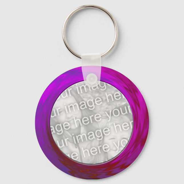 purple pink keychain (Front)