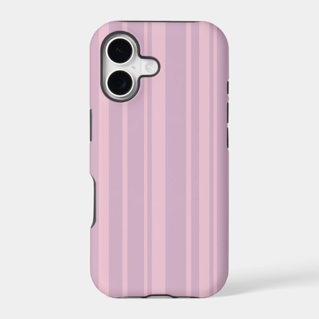 Purple & Pink Line Pattern Case-Mate iPhone Case (Back)