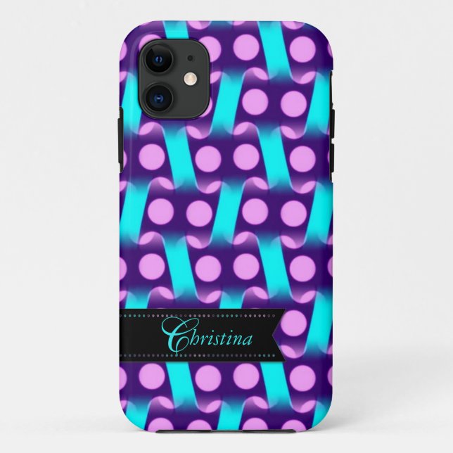 Purple Pink Modern pattern  iPhone 5 Case-mate Case-Mate iPhone Case (Back)
