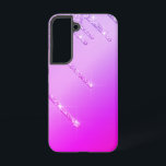 Purple Pink Neon Glitter Sparkle Samsung Galaxy S22 Case<br><div class="desc">Samsung Galaxy Cases or iPhone Cases with Purple Pink Glitter Sparkle Drips Gift - Or Add Your Unique Text / Name - Make Your Special Gift - Resize and move or remove and add text / elements with customization tool. Design by MIGNED. Please see my other projects / designs and...</div>