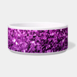 Purple Pink Ombre faux glitter sparkles Bowl<br><div class="desc">Beautiful girly glamorous pink and purple gradient shiny glitters sparkles. Photo of pink and purple sparkles not actual glitter!</div>