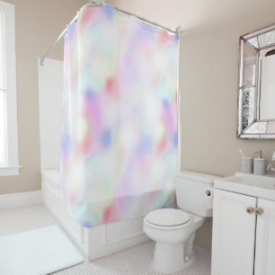 Purple Pink Peach Shower Curtain