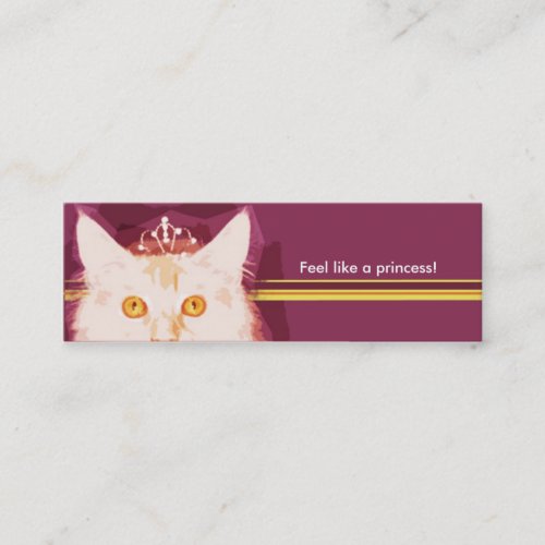 Purple Pink Small Business Card